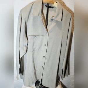 Akimbo Linen Button-Up Shirt / Tunic